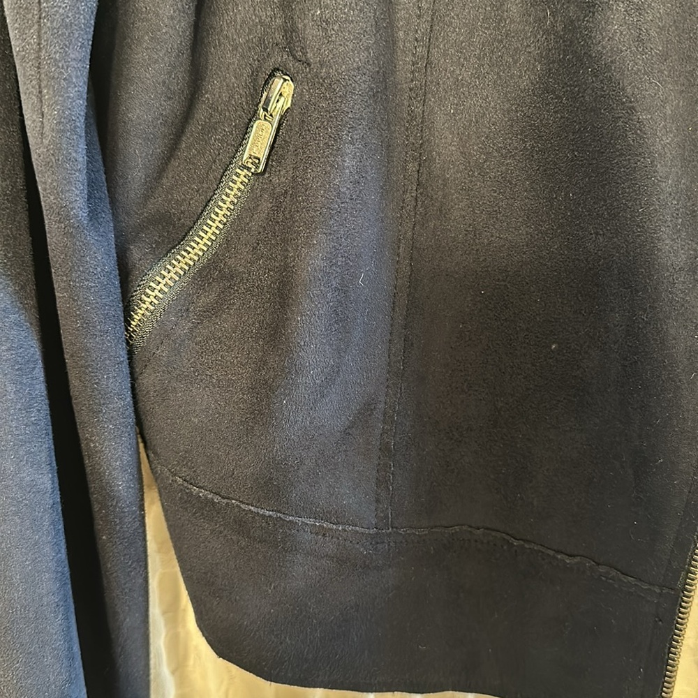 HP!⭐️ Level 99 navy blue Moto jacket - Picture 5 of 6